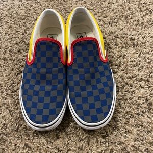 Multiple color Slip on vans